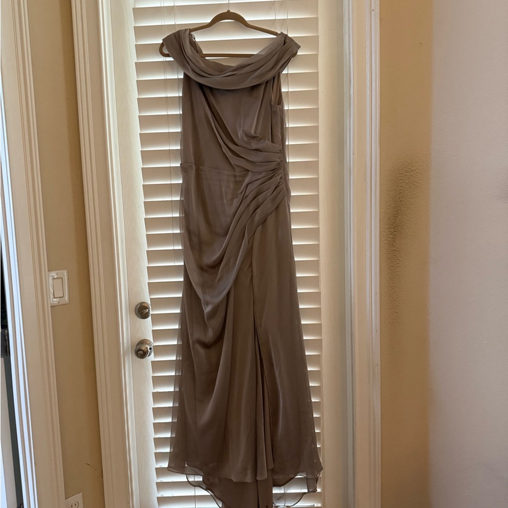 Jasmine Taupe Maxi Dress
